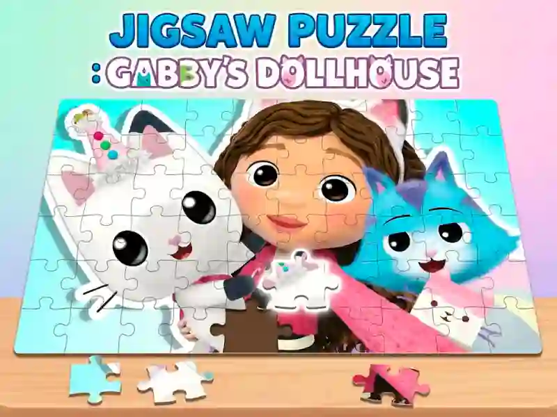 Peli Jigsaw Puzzle: Gabby's Dollhouse verkossa