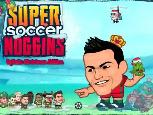 Peli Super Soccer Noggins Xmas Edition verkossa