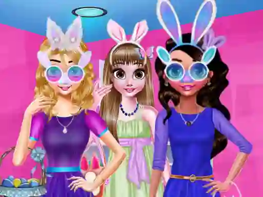 Peli Funny Easter Girls verkossa
