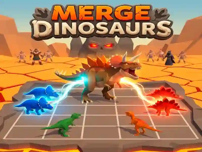 Peli Merge Dinosaurs verkossa