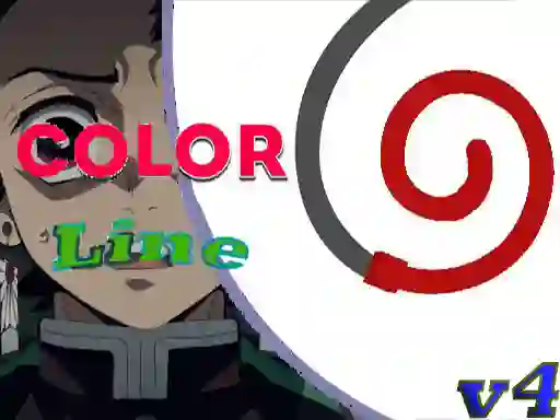 Peli coloring lines v4 verkossa