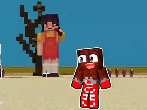 Peli Squid Game Minecraft verkossa