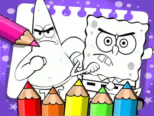 Peli Sponge Bob Coloring Book verkossa