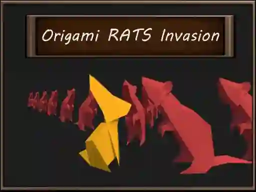Peli Origami Rats Invasion verkossa