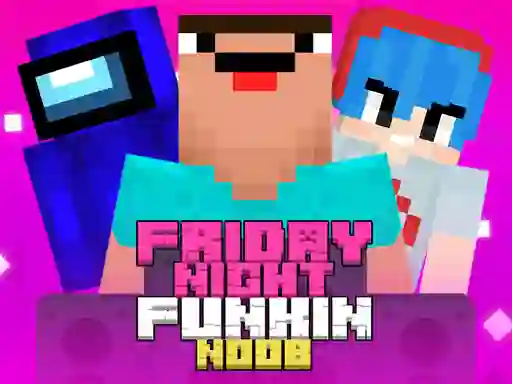 Peli Friday Night Funkin Vs Noobs verkossa