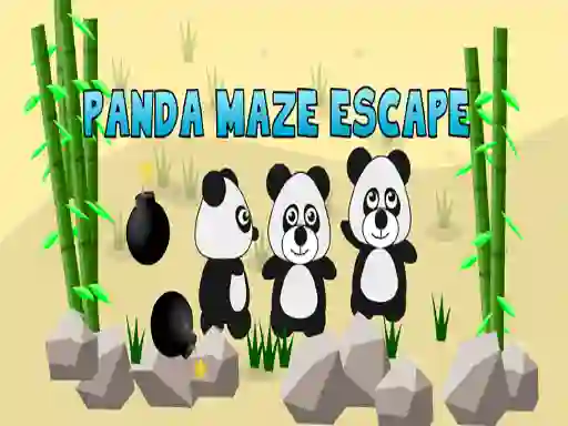 Peli Panda Maze Escape verkossa