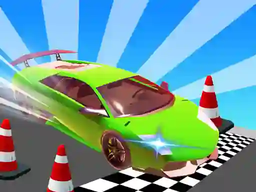 Peli Car Stunt Races Mega Ramps verkossa