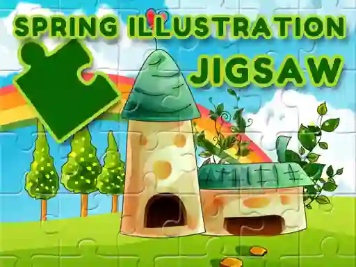 Peli Spring Illustration Puzzle verkossa
