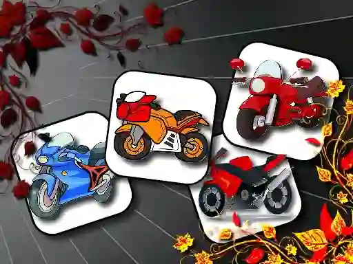 Peli Cartoon Motorbikes Memory verkossa