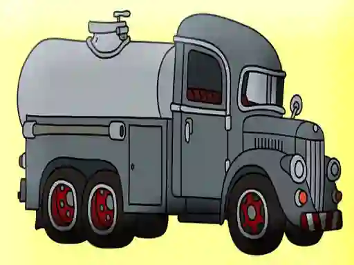 Peli Tank Trucks Coloring verkossa