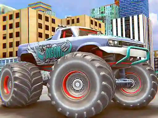 Peli Monster Truck Stunt Driving Simulation verkossa