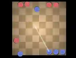 Peli Angry Checkers verkossa