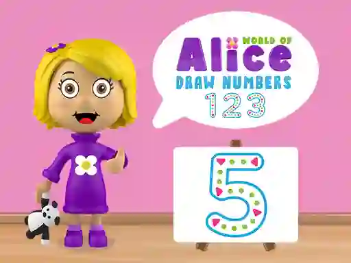 Peli World of Alice Draw Numbers verkossa