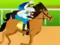Peli Horse racing typing verkossa