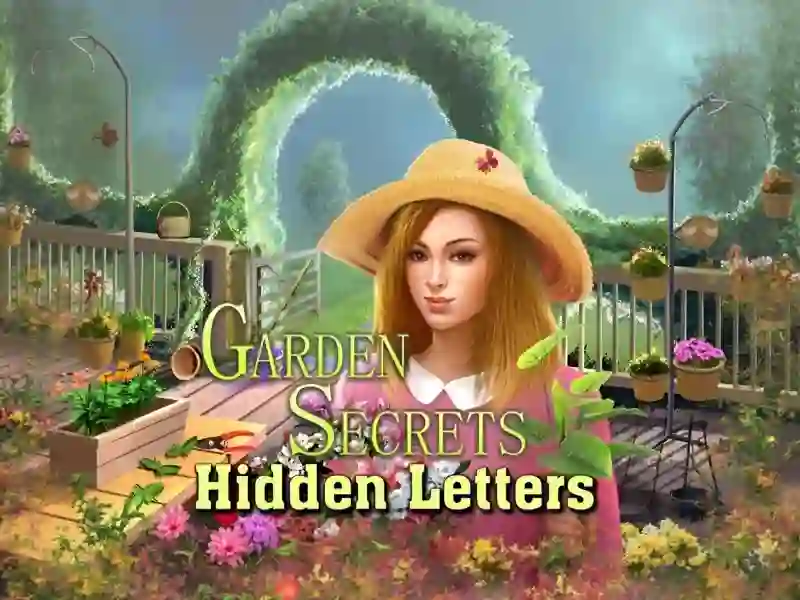 Peli Garden Secrets Hidden Letters verkossa