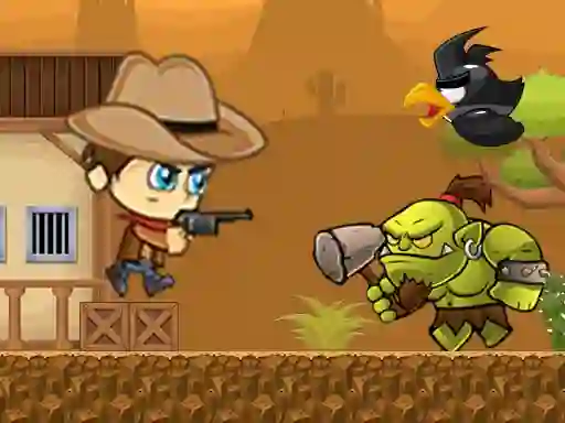 Peli Super Cowboy Running verkossa