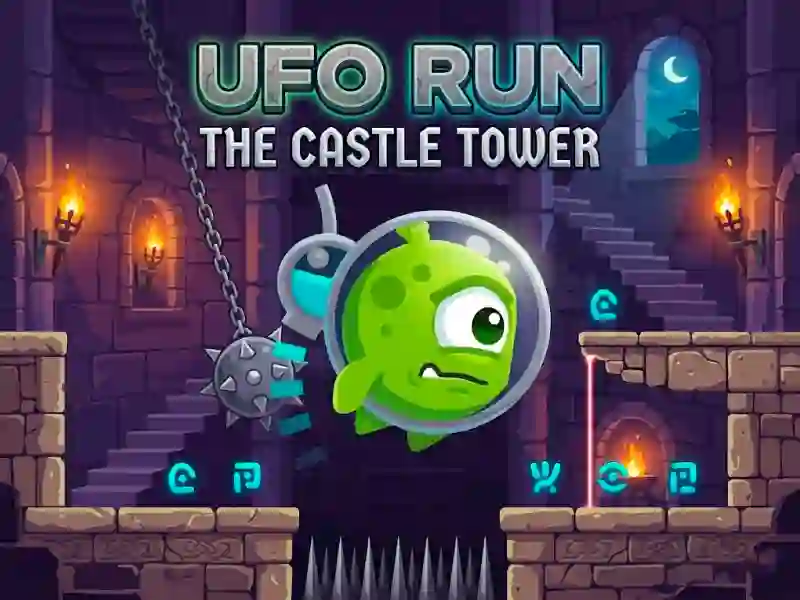 Peli Ufo Run The castle tower verkossa