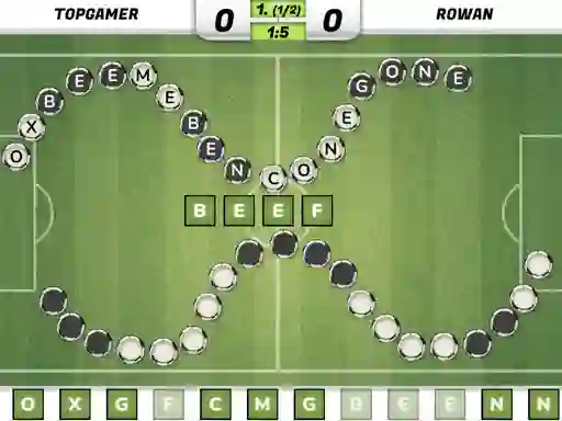 Peli Wordsoccer.io verkossa
