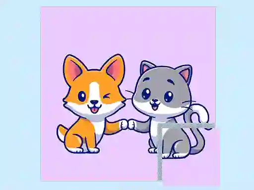 Peli Cats and Dogs Puzzle verkossa
