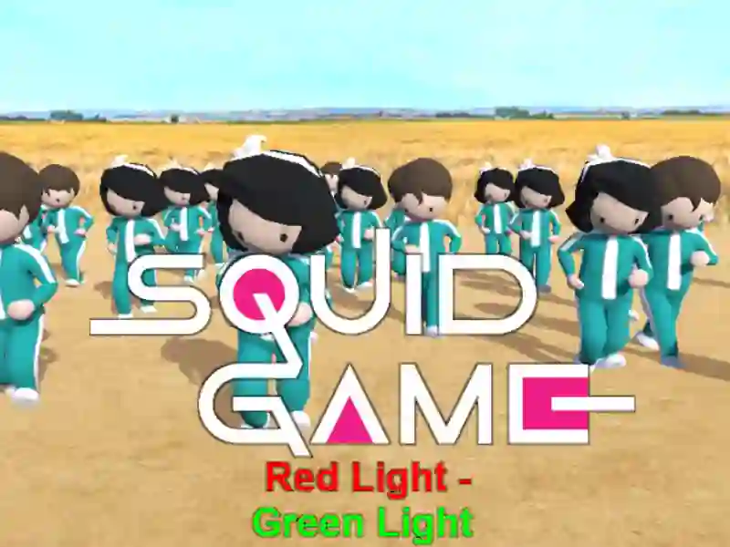Peli Squid game: Green Light, Red Light verkossa