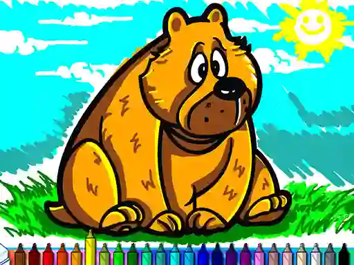 Peli Coloring Book Animals verkossa