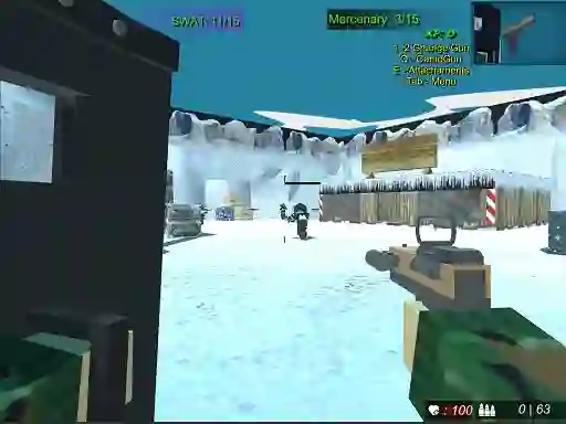 Peli Blocky Combat Swat 2 verkossa
