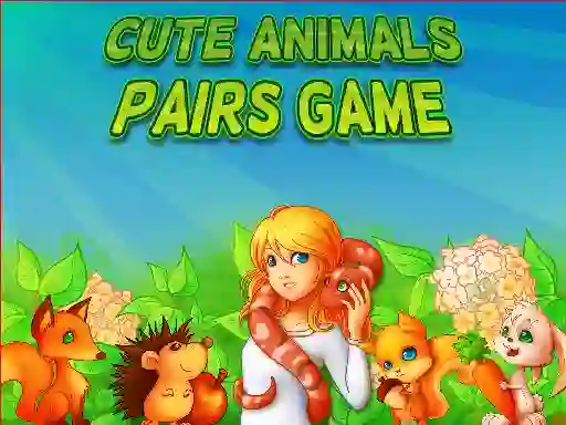 Peli Cute Animals Pairs Game verkossa