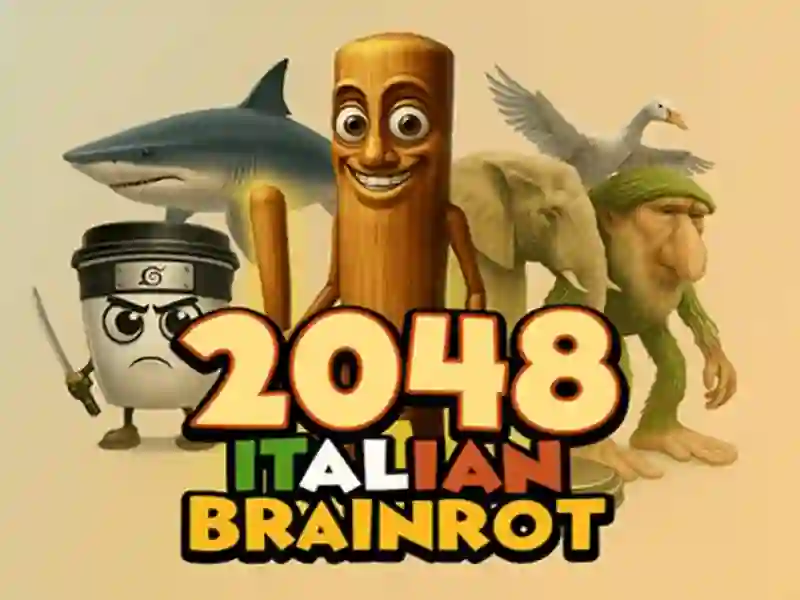 Peli 2048 Italian Brainrot verkossa