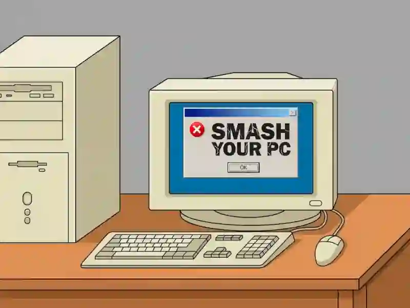 Peli Smash Your PC verkossa