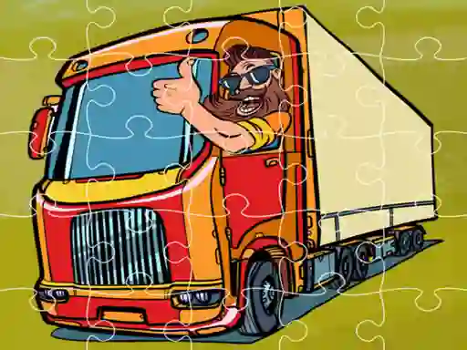 Peli Semi Trucks Jigsaw verkossa