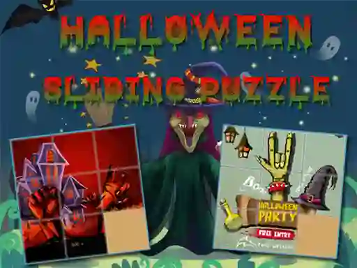 Peli Halloween Sliding Puzzle verkossa