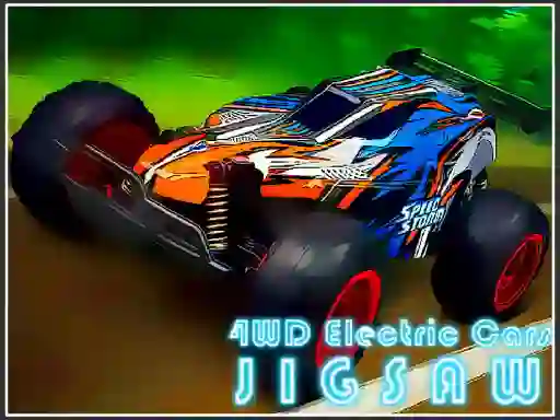 Peli 4WD Electric Cars Jigsaw verkossa
