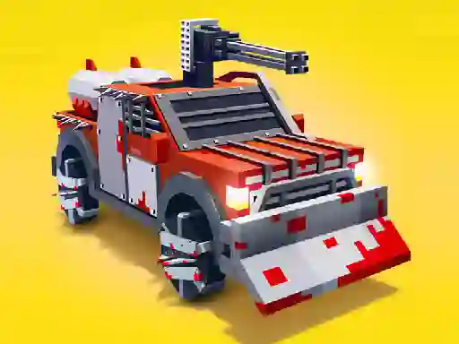 Peli Zombie Derby Blocky Roads verkossa