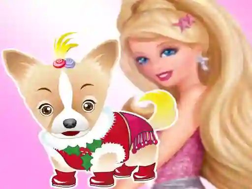 Peli Barbie's Dog Dressup verkossa