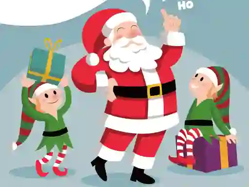 Peli Santa Merry Xmas Puzzle verkossa