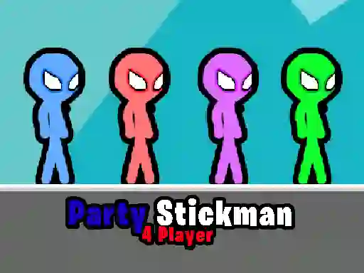 Peli Party Stickman 4 Player verkossa