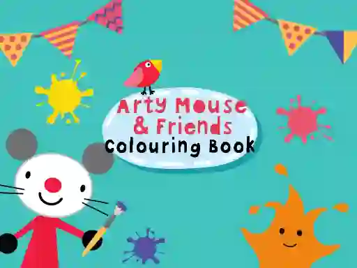 Peli Arty Mouse & Friends Coloring Book verkossa