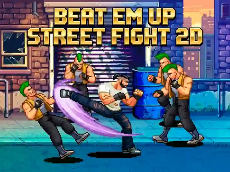 Peli Beat Em Up Street Fight 2d verkossa