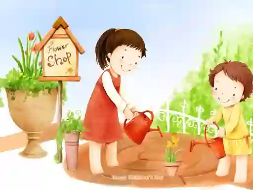 Peli Cartoon Childrens Day Puzzle verkossa