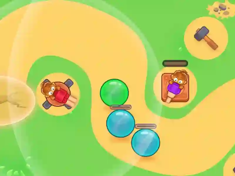 Peli Monkey Bubble Defense verkossa