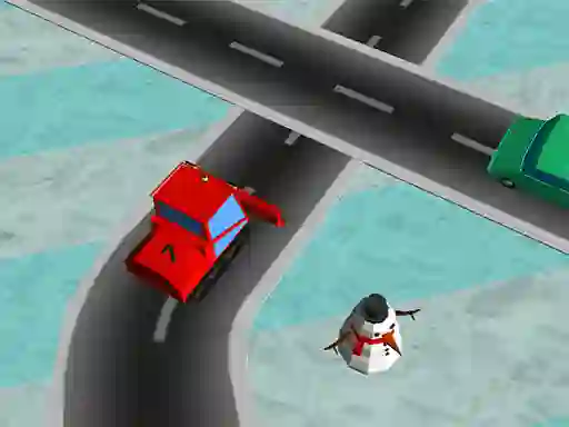 Peli Traffic Run Christmas verkossa