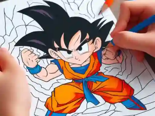Peli Anime Coloring Book verkossa