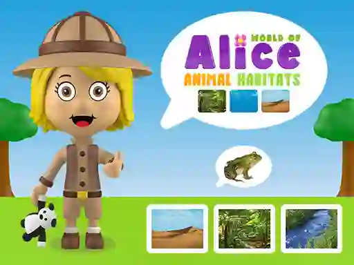 Peli World of Alice Animal Habitats verkossa