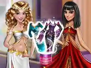 Peli Dolly Princess vs. Villain Dress Up verkossa