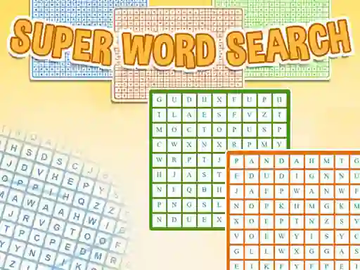Peli Super Word Search verkossa