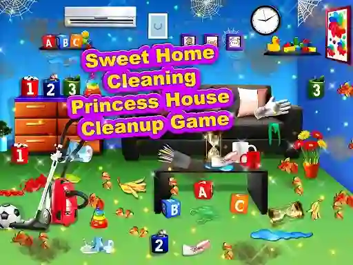 Peli Sweet Home Cleaning: Princess House Cleanup Game verkossa