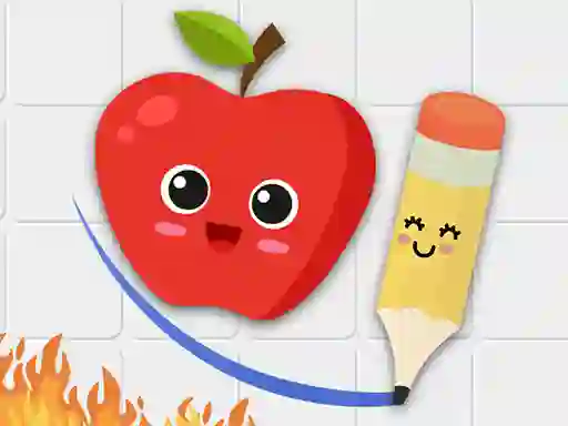 Peli Fruit Escape: Draw Line verkossa