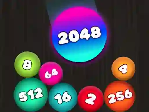 Peli 2048 Puzzle: Connect the Balls verkossa