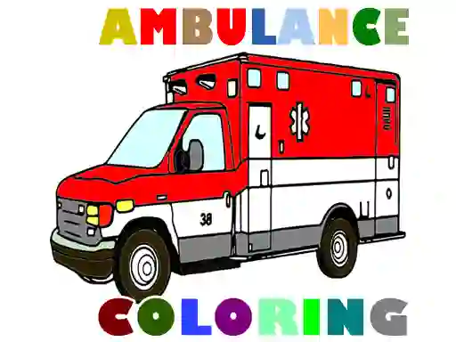 Peli Ambulance Trucks Coloring Pages verkossa