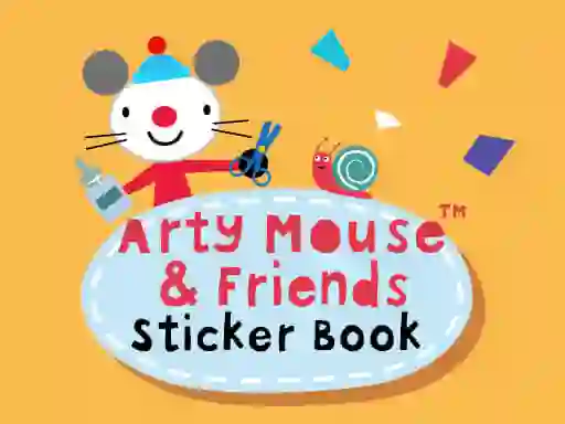 Peli Arty Mouse & Friends Sticker Book verkossa